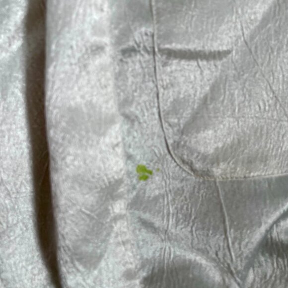 White Victoria Secret Vintage Y2k Cream Silky Embroidered Robe - Picture 13 of 13